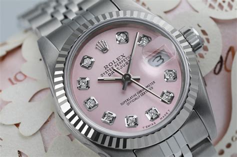 rolex black pink|rolex pink face for sale.